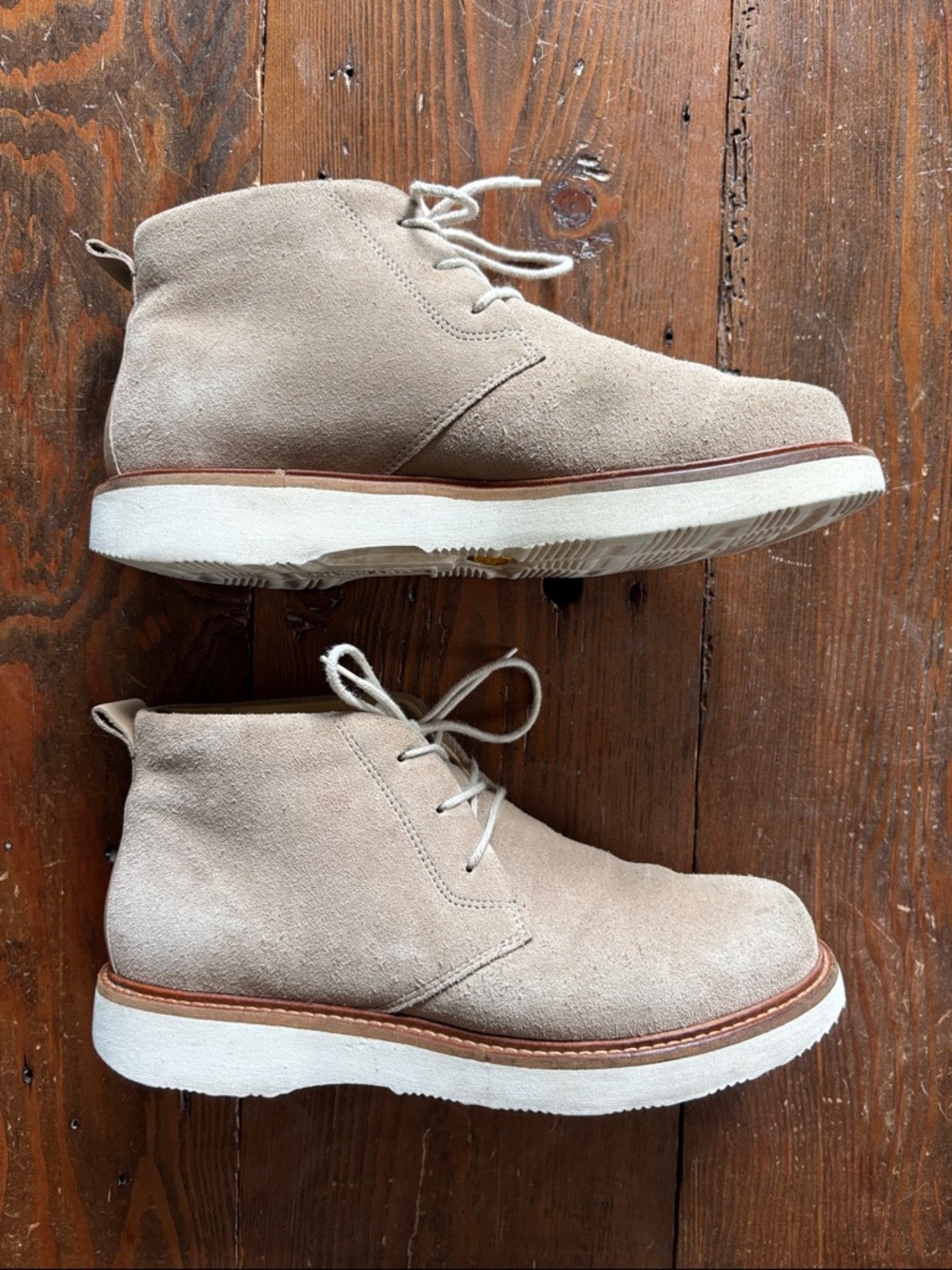 Womens Samuel Hubbard Chukka Boots in Tan Suede- Crafted in Portugal